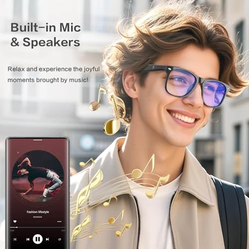 Smart Glasses with AI Translation and Bluetooth — Smart Glasses, EarlySincere