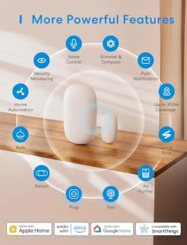 Smart WiFi Door and Window Sensor Kit, meross
