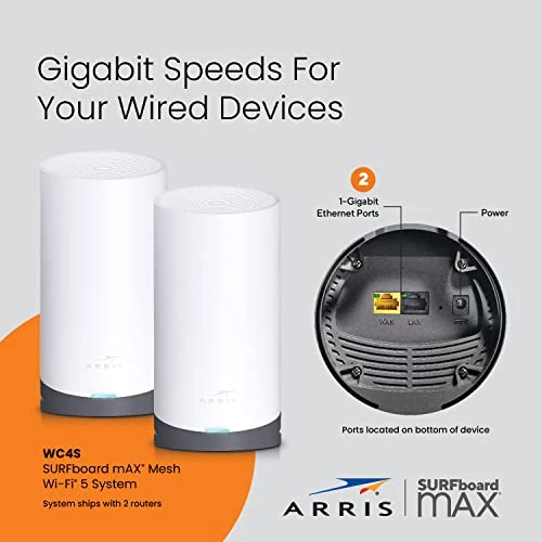 Tri-Band Mesh Wi-Fi System — Routers, ARRIS