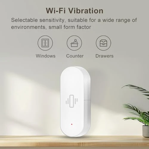 WiFi Vibration Sensor for Doors and Windows — Smart Home Security, Gaoducash