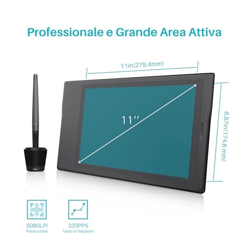 Wireless Graphic Drawing Tablet — Styluses & Digital Pens, Huion