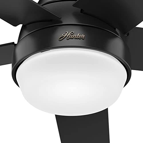 Aerodyne Ceiling Fan 52 inches Matte Black — Ceiling Fans & Accessories, Hunter