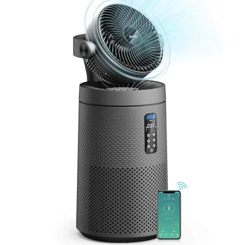 Air Purifier Fan with Smart WIFI — Activated Carbon Air Purifiers, AROEVE