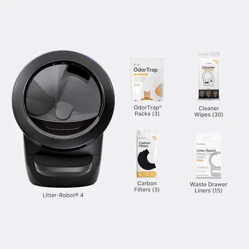 Automatic Self-Cleaning Cat Litter Box Supply Bundle — Self-Cleaning, Whisker