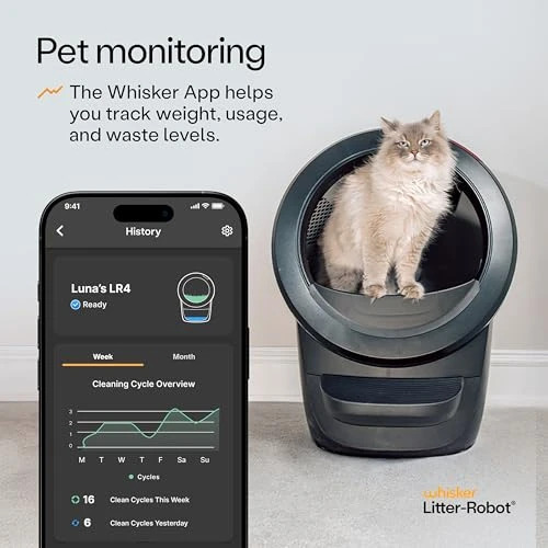 Automatic Self-Cleaning Cat Litter Box Supply Bundle — Self-Cleaning, Whisker