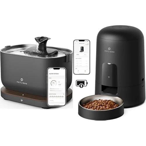 Cat Water Fountain and Automatic Cat Feeder Bundle — Automatic Feeders, PETLIBRO