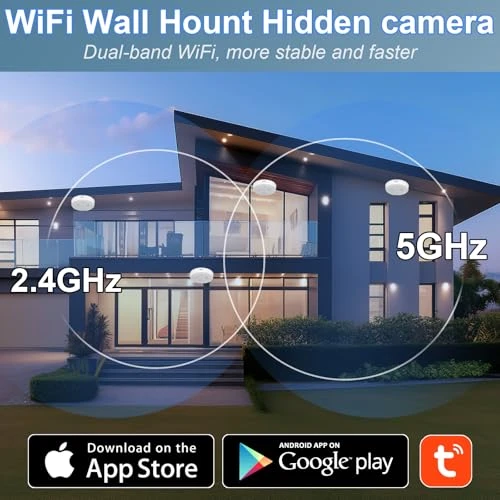 Hidden Camera Smoke Detector — Outdoor Security Cameras, UYIKOO
