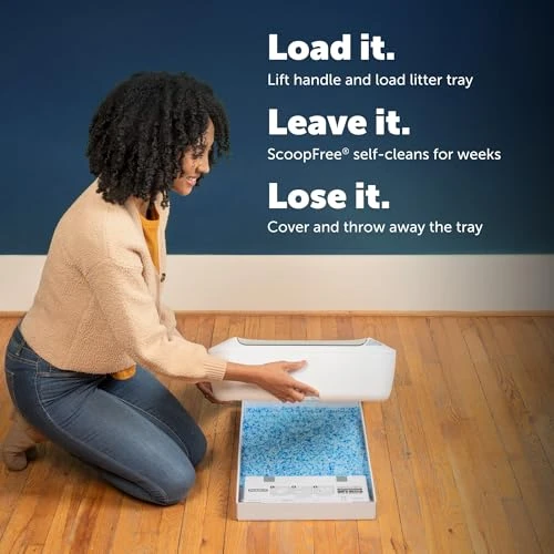 Self-Cleaning Cat Litter Box System with Enclosed Front-Entry — Waste Bins, PetSafe