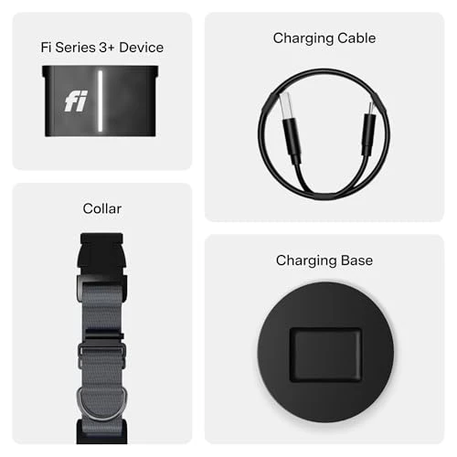 Smart Dog Tracker Collar with GPS and Health Monitoring — Trackers, Fi