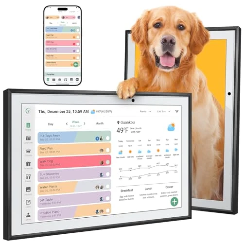 Smart Electronic Family Planner with Chore Chart Display — Calendars, LQN