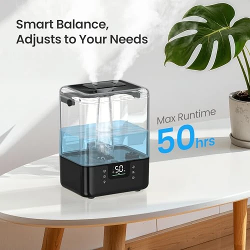 Smart Humidifier with Essential Oil Diffuser — Air Moisturizers, MERONTE