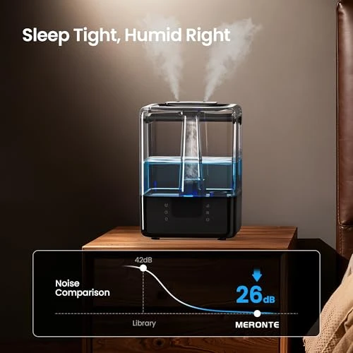 Smart Humidifier with Essential Oil Diffuser — Air Moisturizers, MERONTE