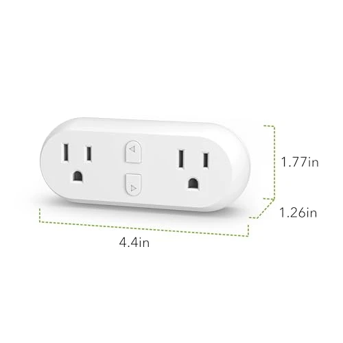 Smart Plug Outlet Extender Dual Socket — Smart Home Hubs & Controllers, HBN