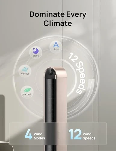 Smart Tower Fan with Voice Control — Desktop Cooling Solutions, Dreo