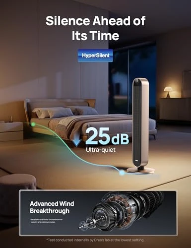 Smart Tower Fan with Voice Control — Desktop Cooling Solutions, Dreo