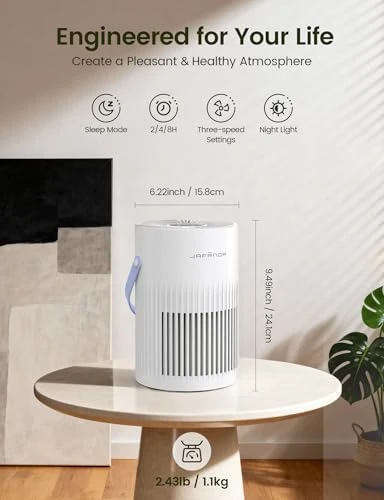 True HEPA Air Purifier — Activated Carbon Air Purifiers, Jafända