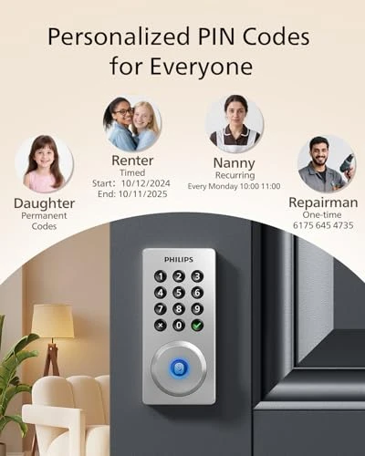 Wi-Fi Door Lock — Deadbolts, Philips