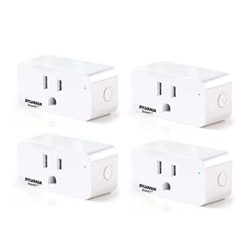 WiFi Smart Plug, Voice Control, Compatible with Alexa and Google Home, Timer, On/Off, White - 4 Pack — Smart Home Hubs & Controllers, LEDVANCE