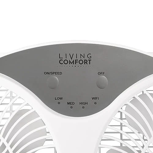 Window Fan with Dual 3-Speed Fans, Auto-Locking Expanders, 3 Modes, Wi-Fi App Control, Fabric Cover & Bug Screen — Window Ventilation Solutions, Comfort Zone