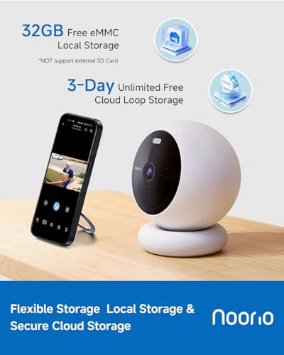 Wireless Outdoor Magnetic Security Camera — Dome Surveillance Cameras, Noorio
