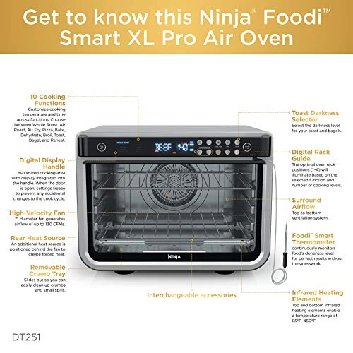 10-in-1 Smart XL Air Fry Oven — Convection, Ninja