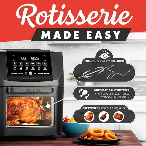 Air Fryer Oven with Rotisserie — Air Fryers, Gourmia