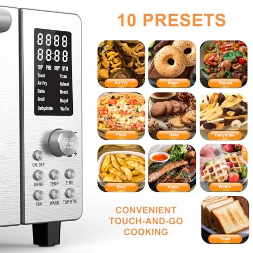 Air Fryer Toaster Smart Oven — Convection, Nuwave