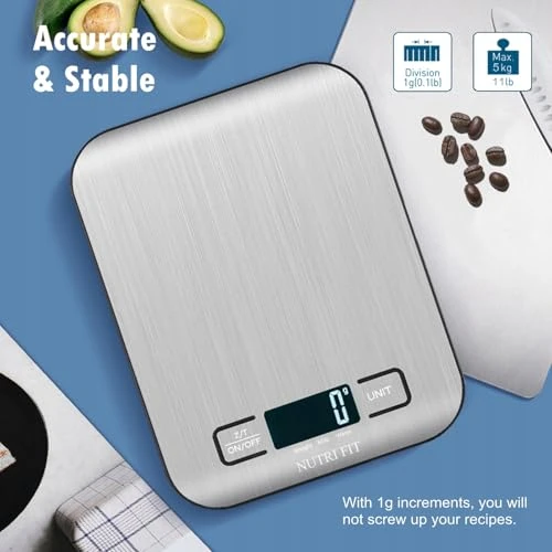 Digital Kitchen Food Scale — Weight Management Tools, NUTRI FIT