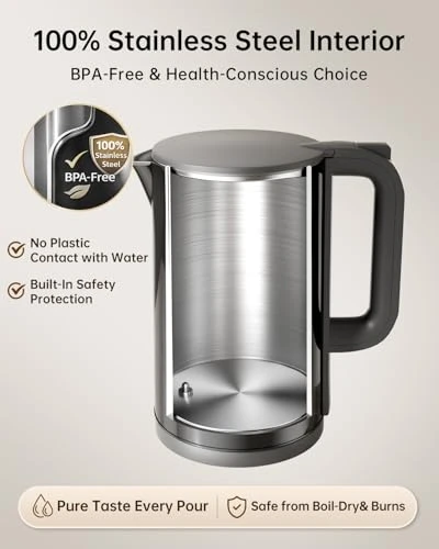 Electric Kettle with Temperature Control — Kettles & Tea Machines, Tisanio
