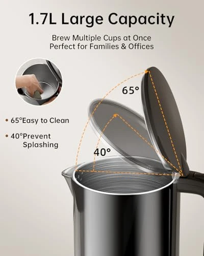 Electric Kettle with Temperature Control — Kettles & Tea Machines, Tisanio