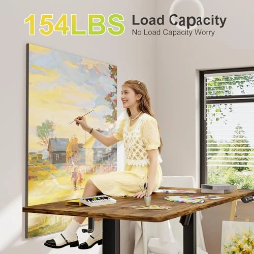 Electric Standing Desk with 4 Height Position Memory — Mounts, Furmax