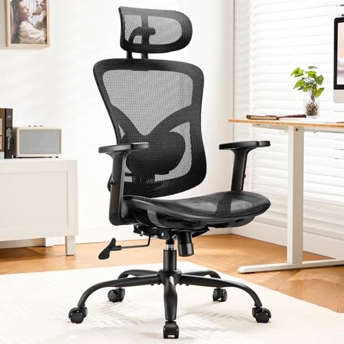 Ergonomic Mesh Office Chair — Desk Chairs, Marsail
