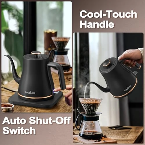 Gooseneck Electric Kettle — Kettles & Tea Machines, Stariver