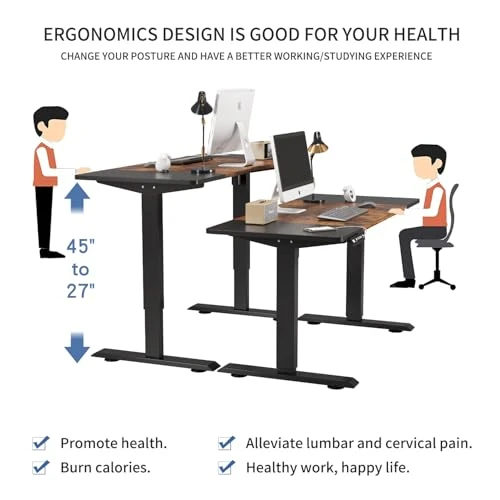 Height Adjustable Electric Standing Desk — Standing Desk, bilbil