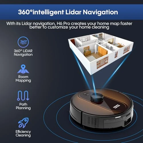 Robot Vacuum and Mop with Mapping — Smart Cleaning Robots, AZQQ