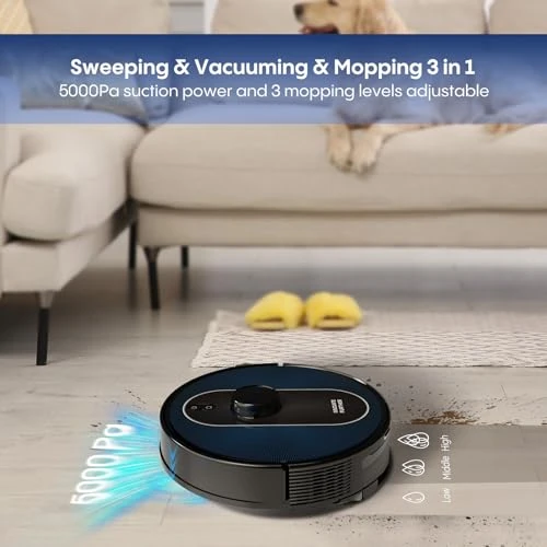 Self-Emptying Robot Vacuum and Mop — Smart Cleaning Robots, AZQQ