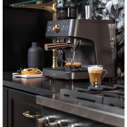 Semi Automatic Espresso Machine with Milk Frother — Coffee & Espresso Combos, Café