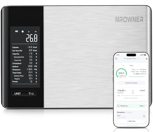 Smart Food Kitchen Scale with Nutritional Calculator — Weight Management Tools, MrOwner