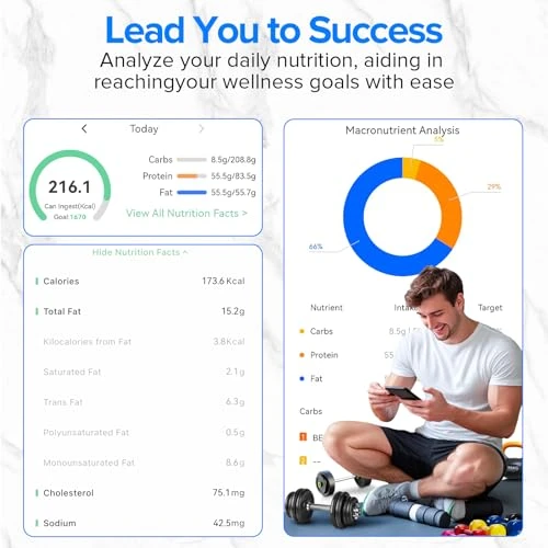 Smart Food Kitchen Scale with Nutritional Calculator — Weight Management Tools, MrOwner