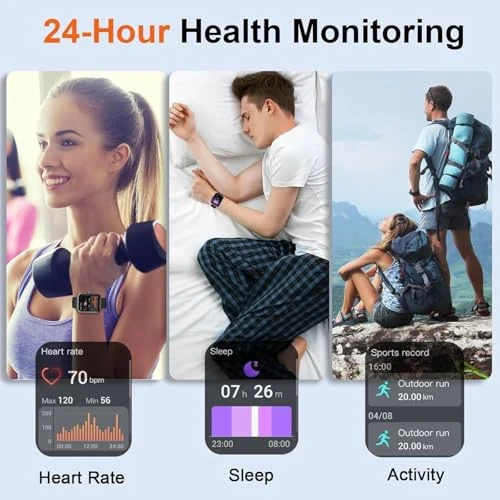 Smart Watch with Bluetooth Calling and Fitness Tracking — Smartwatches, Fempoin