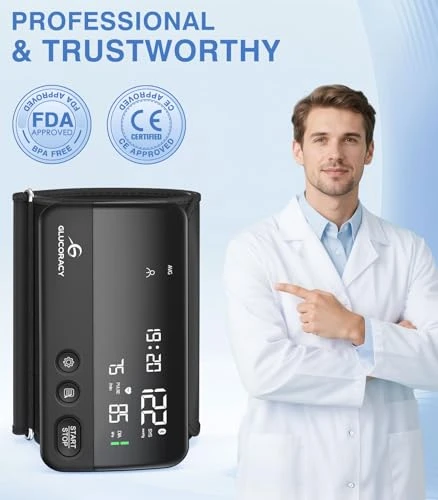 Upper Arm Blood Pressure Monitor — Blood Pressure Monitors, Glucoracy