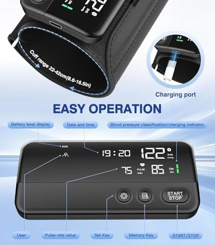 Upper Arm Blood Pressure Monitor — Blood Pressure Monitors, Glucoracy