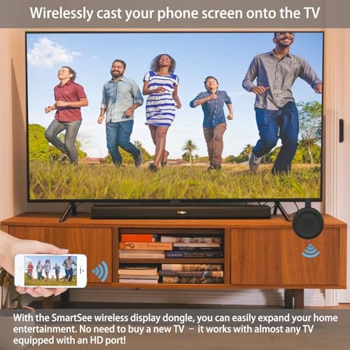 Wireless Display Dongle Adapter — USB, SmartSee