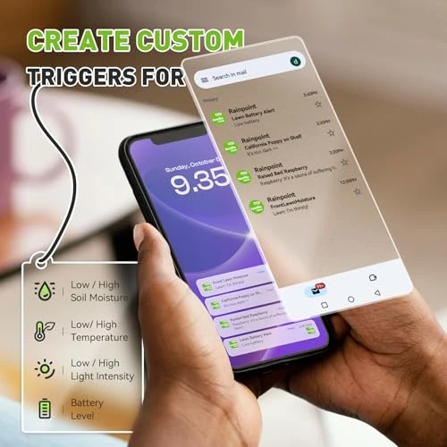 3-in-1 APP Remote Monitoring WiFi Soil Meter — Hygrometers, RainPoint