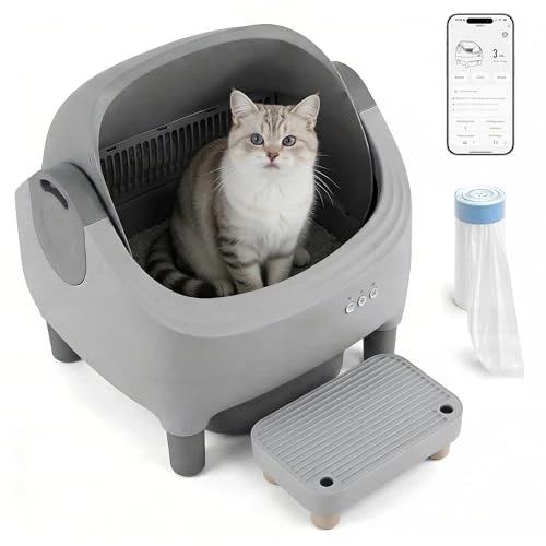 Automatic Self-Cleaning Cat Litter Box — Waste Bins, HALKYDY