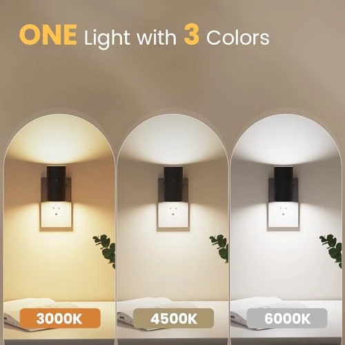 Dimmable LED Nightlight with Dusk to Dawn Sensor — Night Lights, VOLISUN