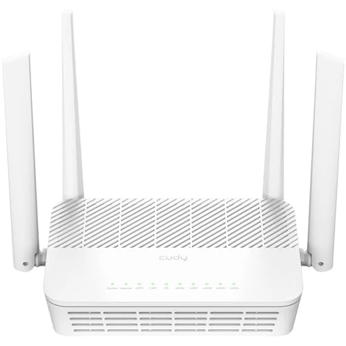 Dual Band WiFi 6 Mesh Router with 5 Gigabit Ethernet Ports — Routers, Cudy
