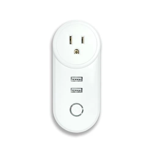 Dual Mode WiFi Smart Plug with 3 Outlets and USB — Power Solutions & Surge Protection, Yvvpiupu