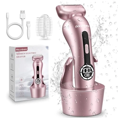 Electric Shaver for Legs, Bikini, and Underarm — Foil, Akunbem