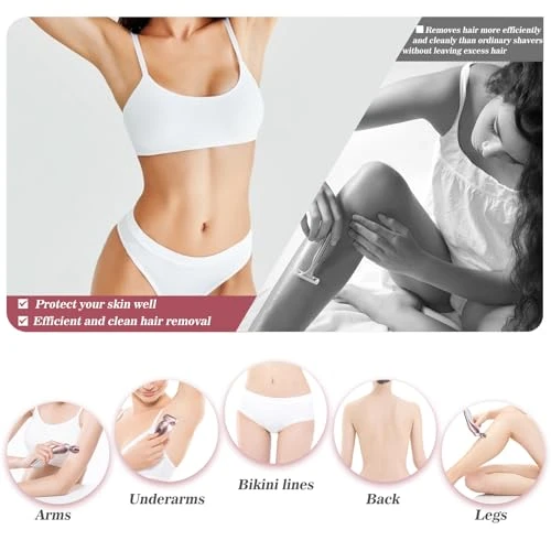 Electric Shaver for Legs, Bikini, and Underarm — Foil, Akunbem